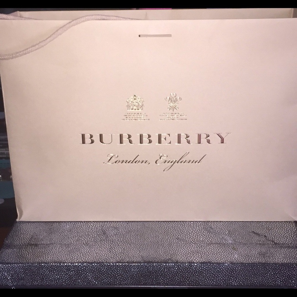 Burberry clothing bag